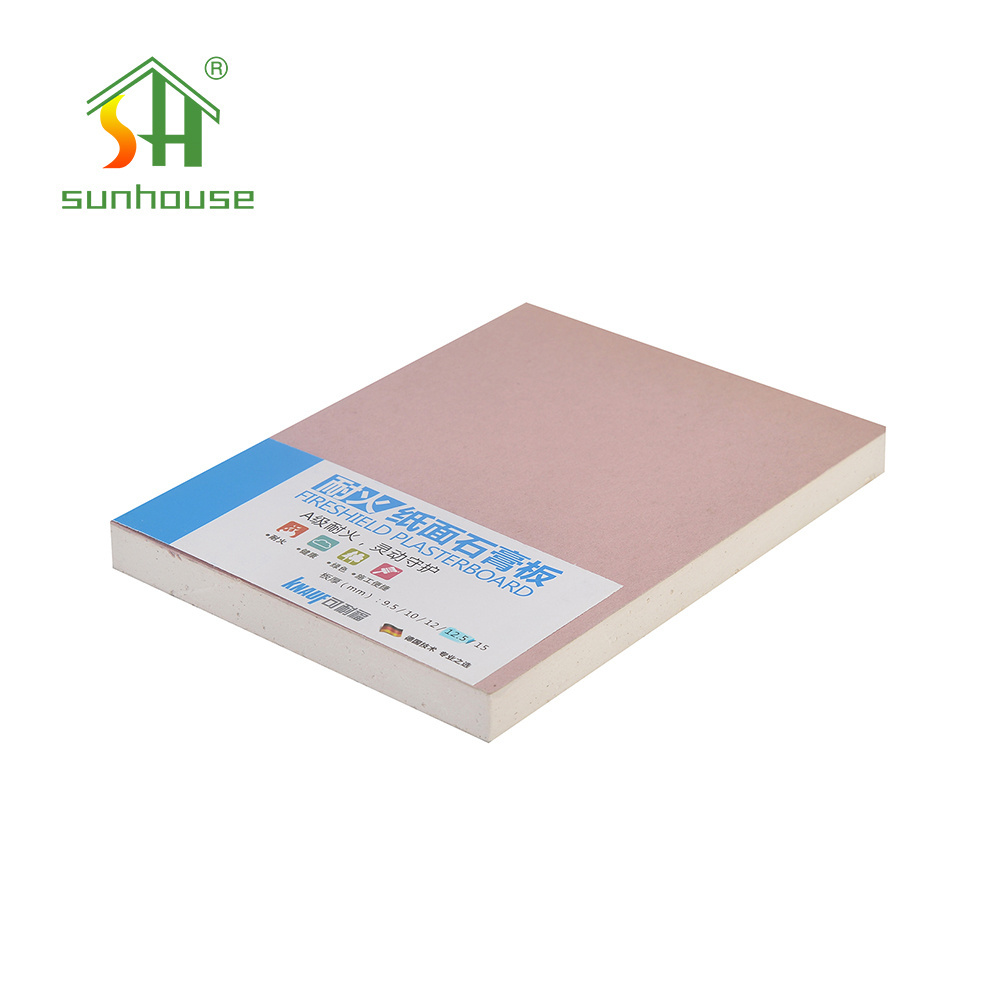 4x8 Drywall Knauf Drywall 12mm Fireproof Gypsum Board Plaster Board