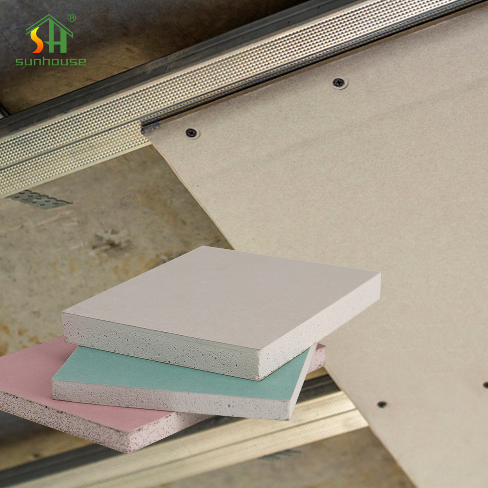 12mm Gypsum Board Prices Plasterboard Drywall Natural Gypsum Sheetrock Standard Gypsum Board