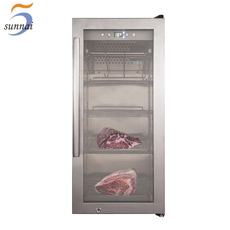 Meat Dry Ager Professional Humidity Controlled Steak Meat Ager Dry Aging Refrigerator With UV Light