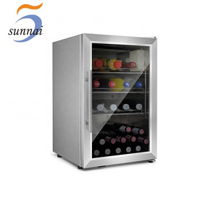 Outdoor Kitchen Under Cabinet Stainless Steel Mini Beer Juice Energy Drink Cooler Can Bar Beverage Fridge