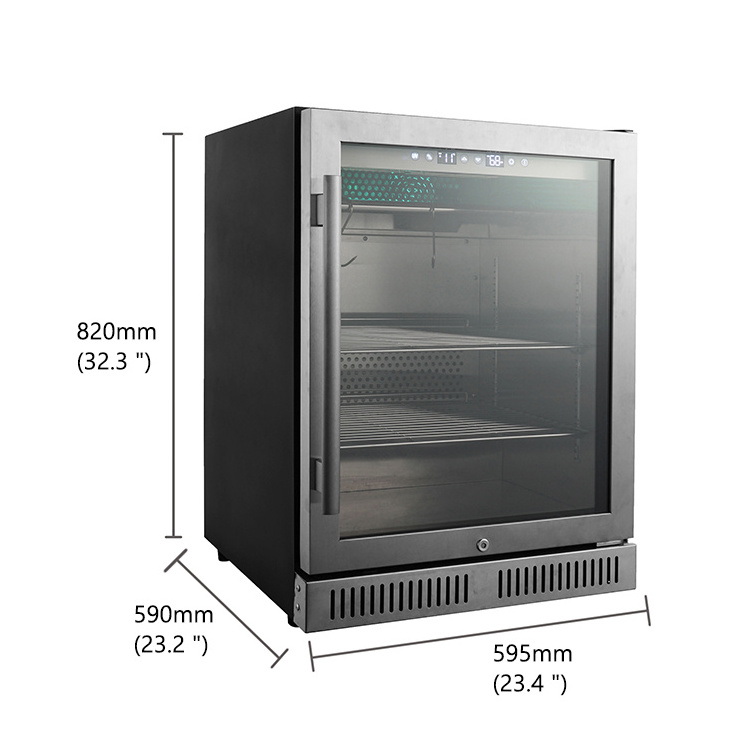 2023 High Quality Dry Ager Curing Chamber Beef Steak Meat Built In Dry Age Fridge Refrigerator