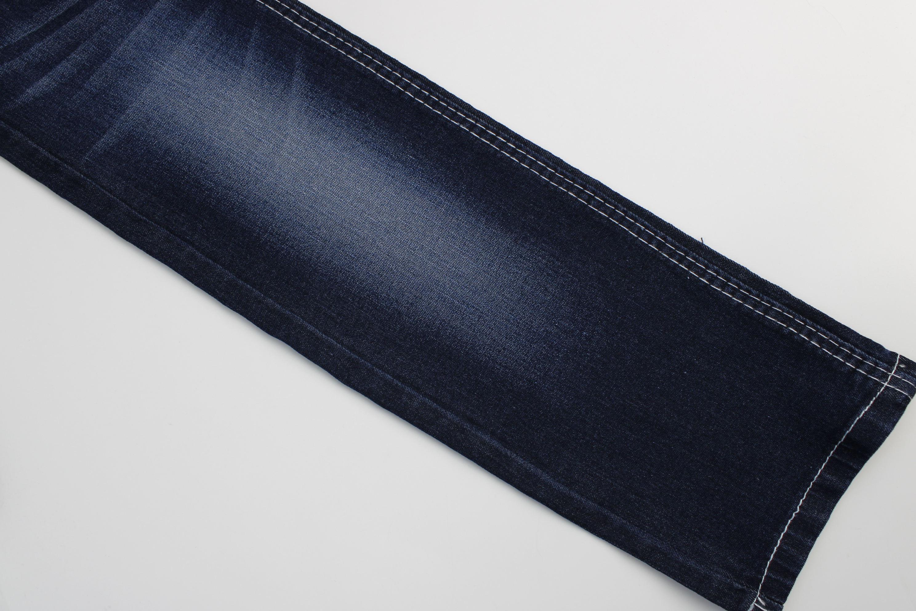 8.6 oz good price good quality cotton   warp slub dark blue color fabric for jeans  wholesale