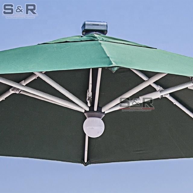 2023 hot selling aluminum sunshade outdoor big patio umbrellas bases SR-UG803