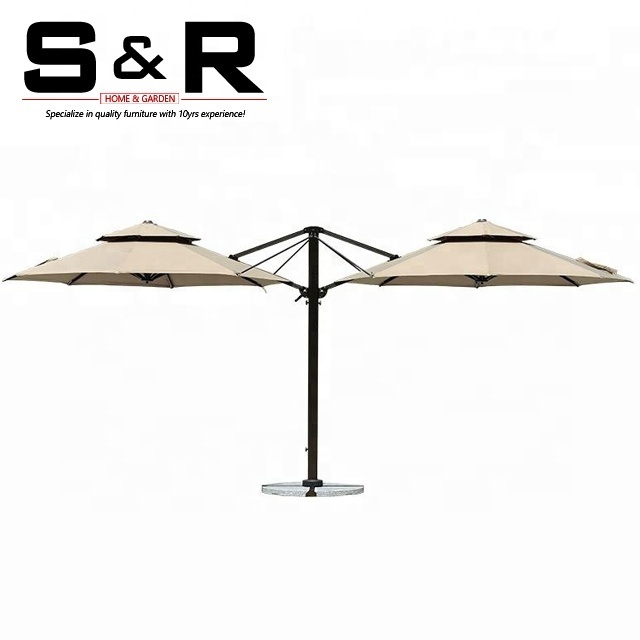 Wholesale 180G polyester Garden Patio Outdoor umbrella prices double-sides cheap umbrellas for the rain