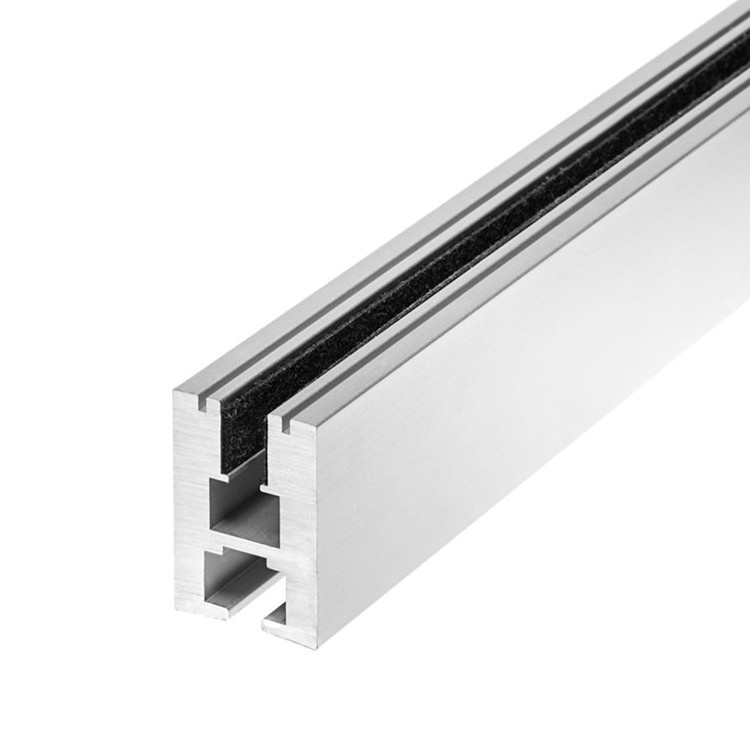 Extrusion 23 Years Recessed Led Light Profile Aluminium Square Tubing With Channel