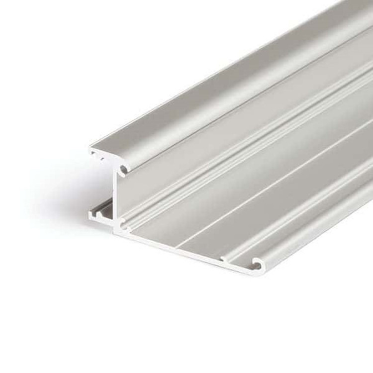 architectural gypsum plaster ceiling wall aluminium led profile recessed square alu led profil for retail