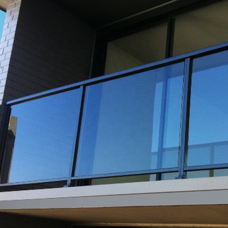 Custom Aluminum U Profile Glass Railing U Channel Base for Frameless Glass Balcony Balustrade