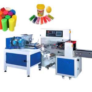 Automatic Modeling Clay Play dough Extruder plasticine filling Making Packing Machine