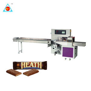 Pillow Type Horizontal Biscuit Packing Machine Cookies Chocolate Bar Pillow Packaging machine