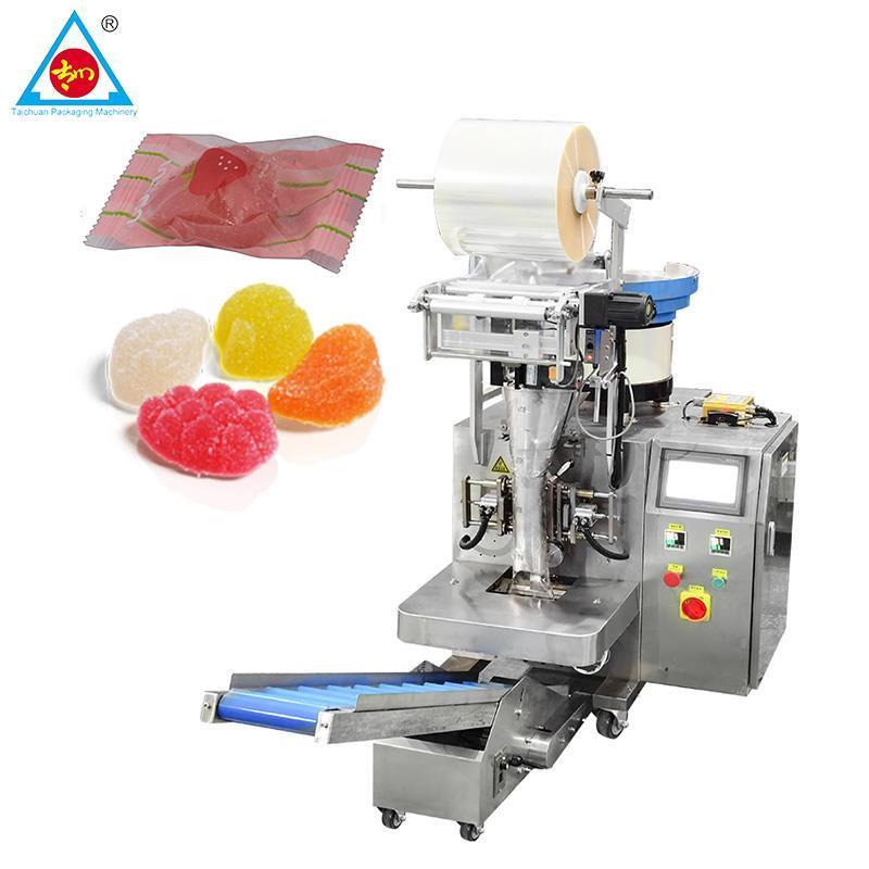 Small Food Pouch Packing Machine Soft Candy Gummy Bear counting Packing Packaging Machine