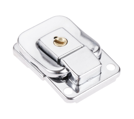 Box Hasp Latch Chest Zinc Alloy Toggle Latch Lock for Case Buckle Clip Clasp with Key and Screws