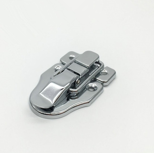 Silver Toggle Case Catch Latch Trunk Closure Box Chest Suitcase Bag Lock