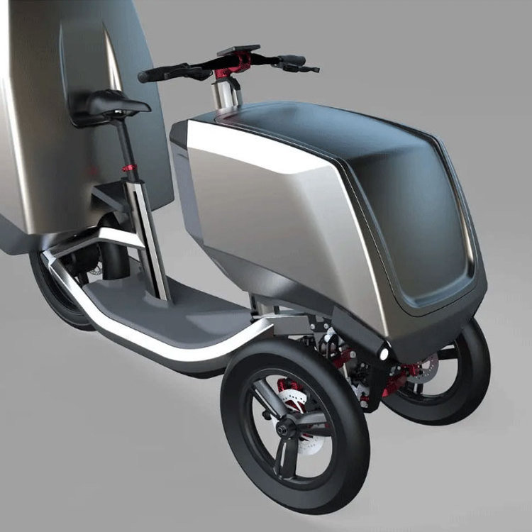 New powerful 1000w delivery bike mobility off road eec pedal tricycle 3 wheel trailer three wheel electric cargo scooter