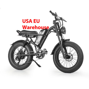 USA Europe warehouse E bike new fast motor 500w off road ebike bicycle e bike full suspension fat tire electric mountain bike