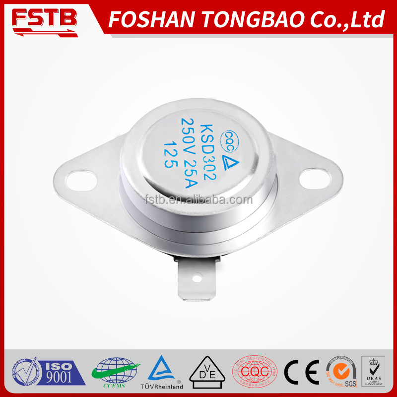 FSTB KSD302 25A electric heater thermostats, (7/8