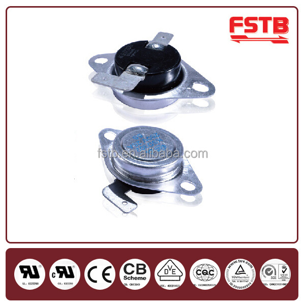 KSD302 25A Big Current Bakelite overheating protection electric heater thermostats with CQC/TUV from FSTB(7/8