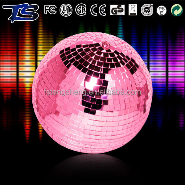 2022 anniversaire glass christmas tree ornaments decore party disco mirror ball motor DJ rotating ball