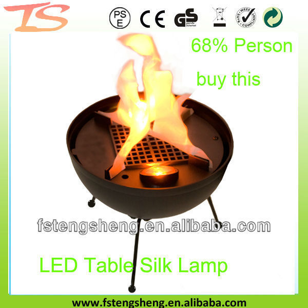 LED Silk Flame light, Fire Effect Light with three legs /fire flame light for halloween use