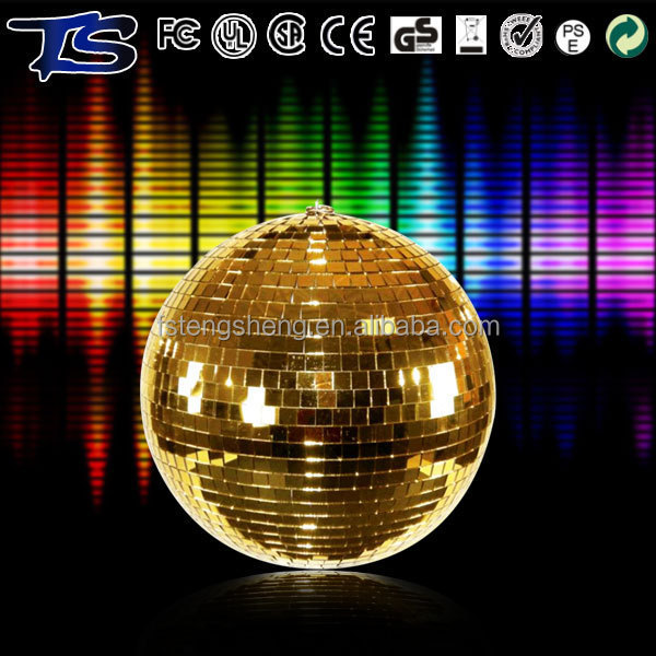 2022 anniversaire glass christmas tree ornaments decore party disco mirror ball motor DJ rotating ball