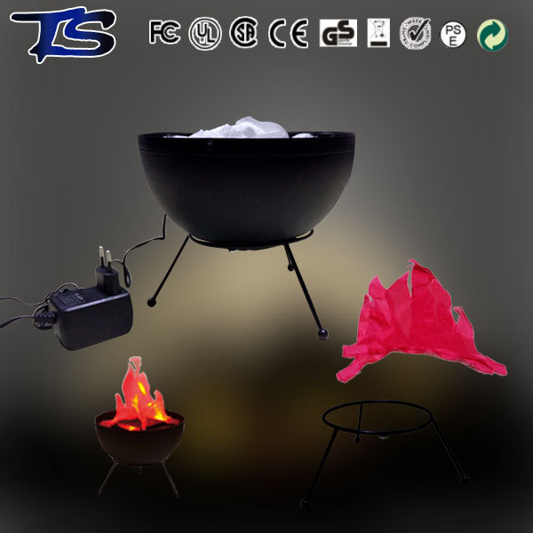 LED Silk Flame light, Fire Effect Light with three legs /fire flame light for halloween use