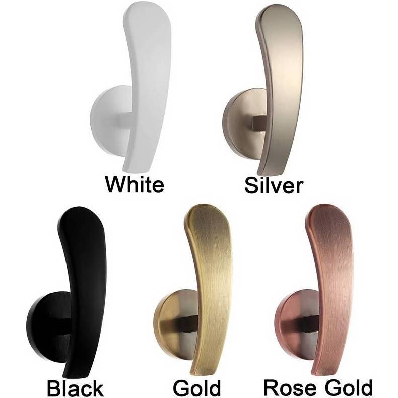 Modern Design Luxury Curtain Accessories Metal Brass Wall Hook Hold Back Decorative Holdback Curtain Tieback Hooks