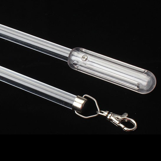 Clear Acrylic Curtain Pull Wand Rod Fibreglass Curtain Push Pull Stick Grommet Drapery Pull Flick Stick