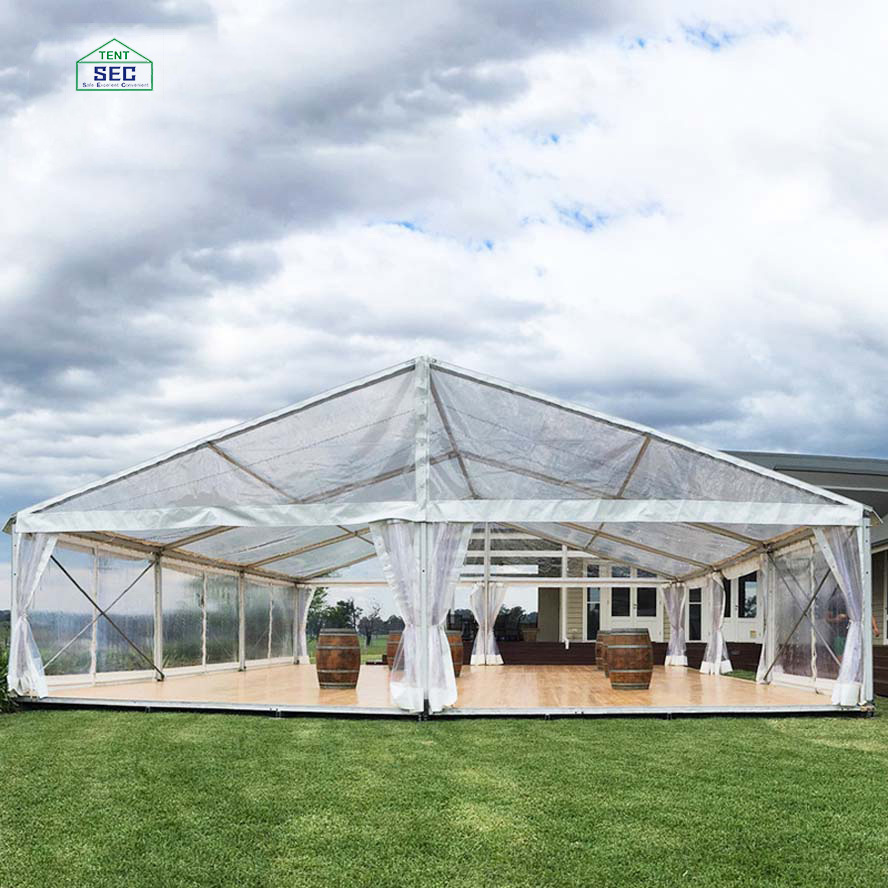 Factory custom 10 x 20 wedding tent vendor luxury wedding frame tents for 200 500 people