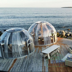 New Hot Selling Restaurant Home Clear Transparent PC Prefab Glamping Bubble Dome Houses Tent