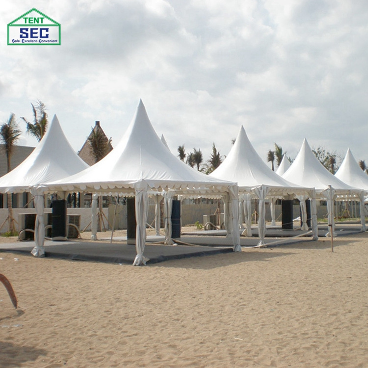 Factory Wholesale White Pvc 5X5 Pagoda Outdoor Garden Tent Canopy Large tents for events