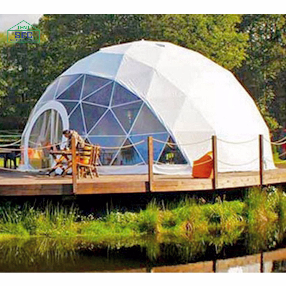 4/5/6M Garden Geodesic Dome Tent Luxury Hotel Tent Igloo Camping House