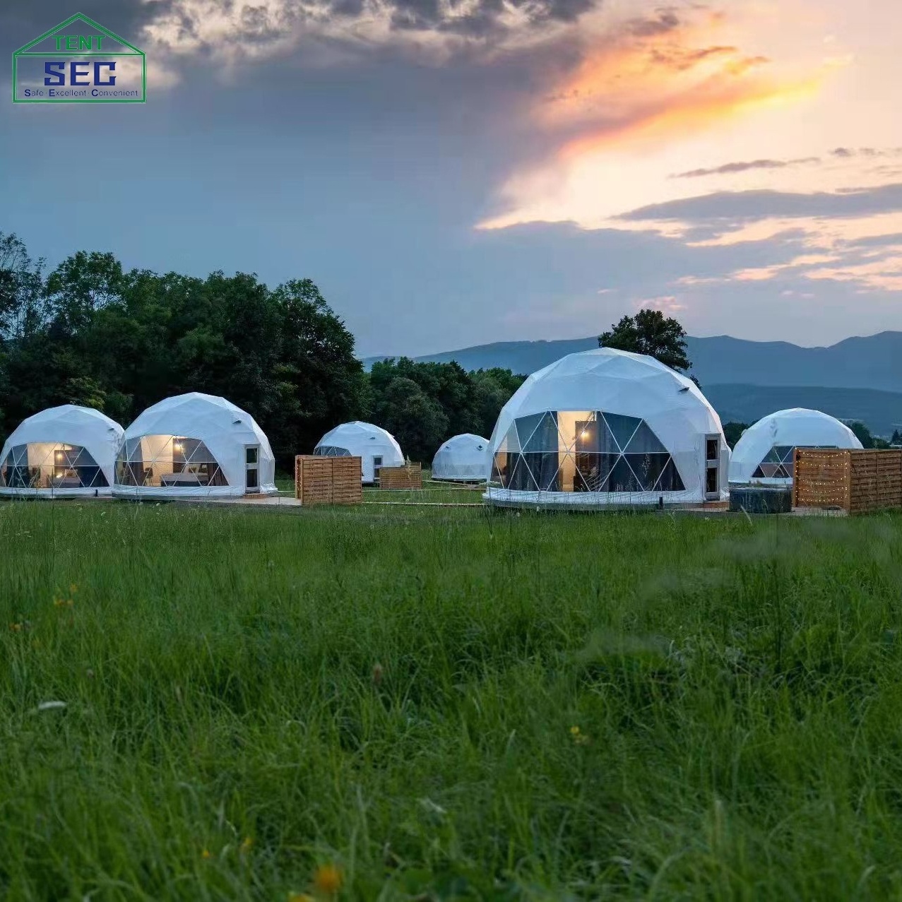 Yurt and Dome Igloo Tent House for Family and Hotel Resort Luxury Outdoor Camping Tent Airbnb