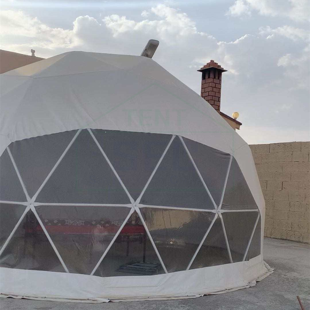 Winter Igloo House Glamping Outdoor Camping Trade Show Geodome Geodesic Dome Party Event Waterproof PVC Dome Home Kits