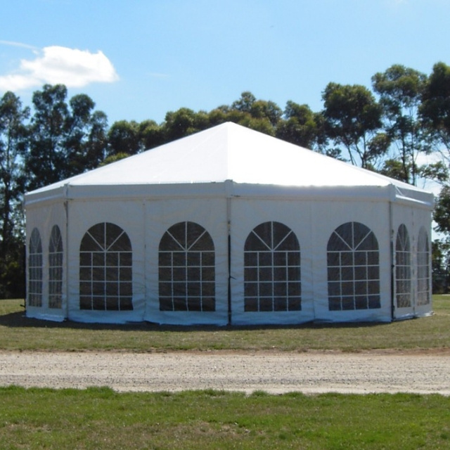 Waterproof Customized PVC Roof Canopy Outdoor Polygon Tent Transparent Pagoda Tent With Glass Wall