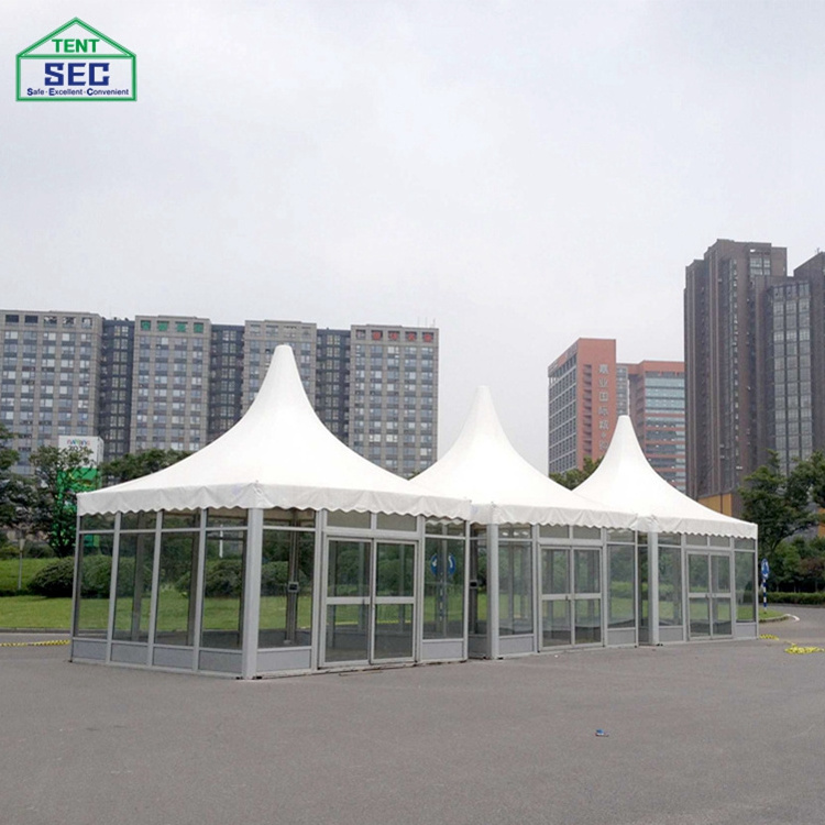 Factory Wholesale White Pvc 5X5 Pagoda Outdoor Garden Tent Canopy Large tents for events