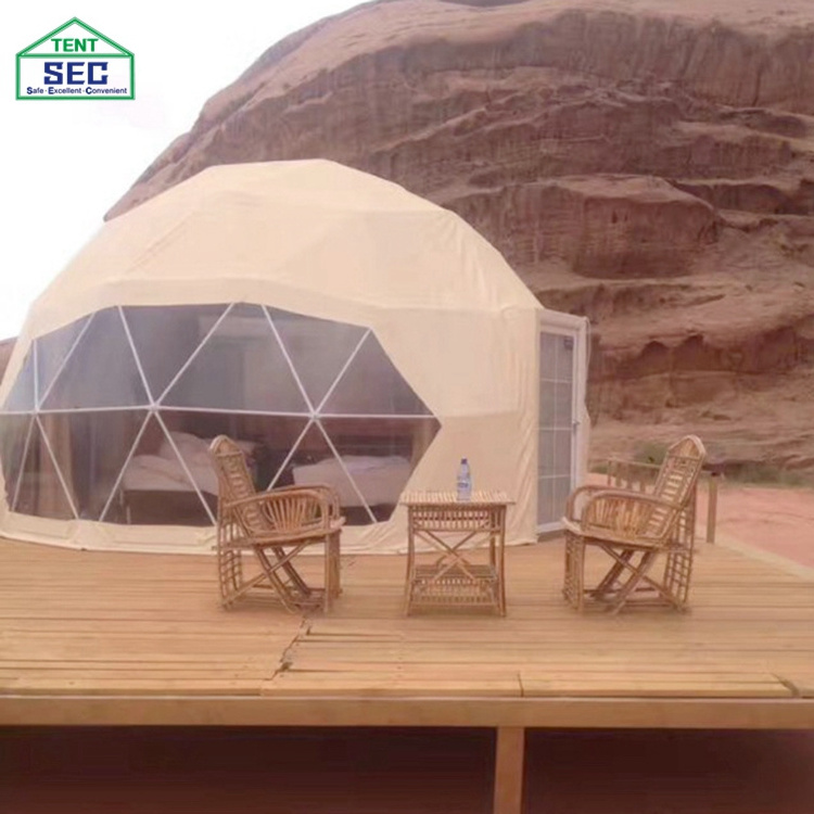 4/5/6M Garden Geodesic Dome Tent Luxury Hotel Tent Igloo Camping House