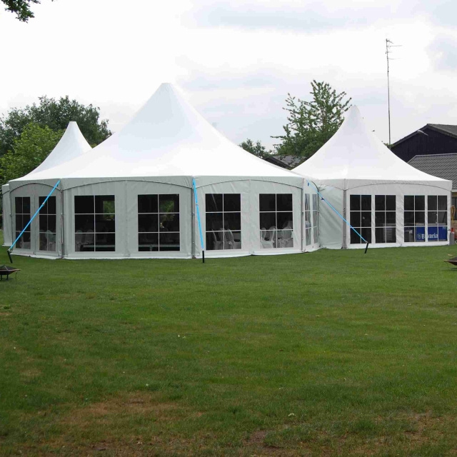 Waterproof Customized PVC Roof Canopy Outdoor Polygon Tent Transparent Pagoda Tent With Glass Wall