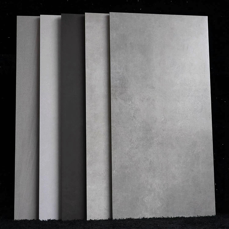 Chinese 600*1200 Flooring Concrete Matt Plain Grey Porcelain Floor Ceramic Tile 60x120