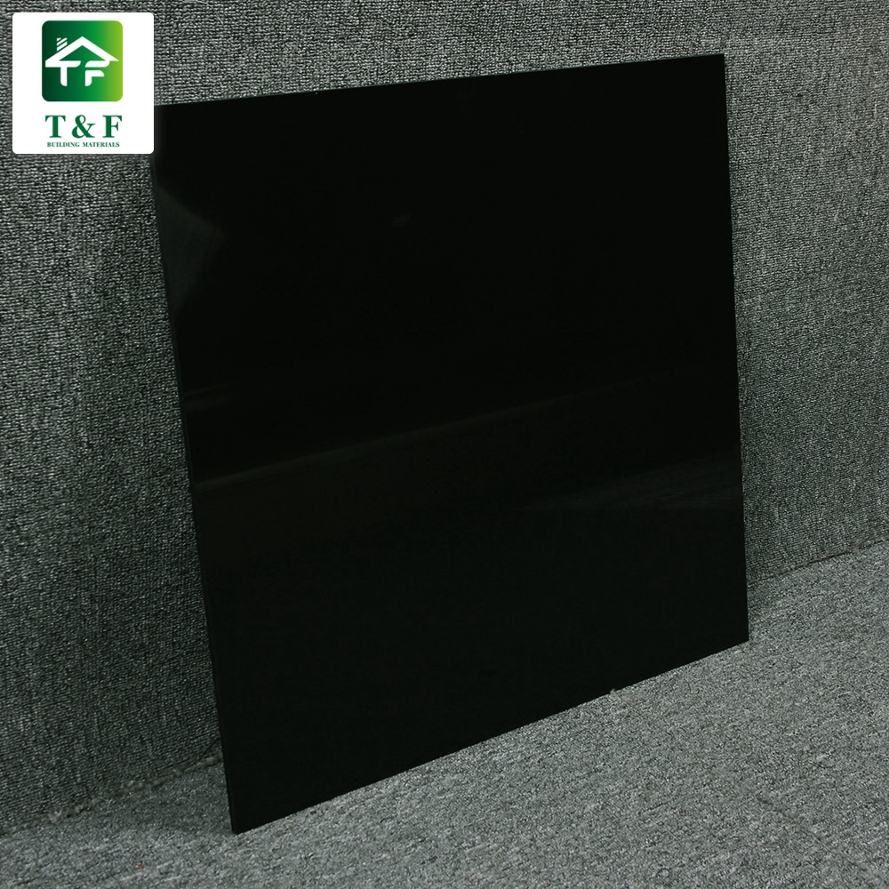 Good Price Polished Porcelain Tile Super Black 60x60 600X600 Super Black Porcelain Polished Floor Tiles