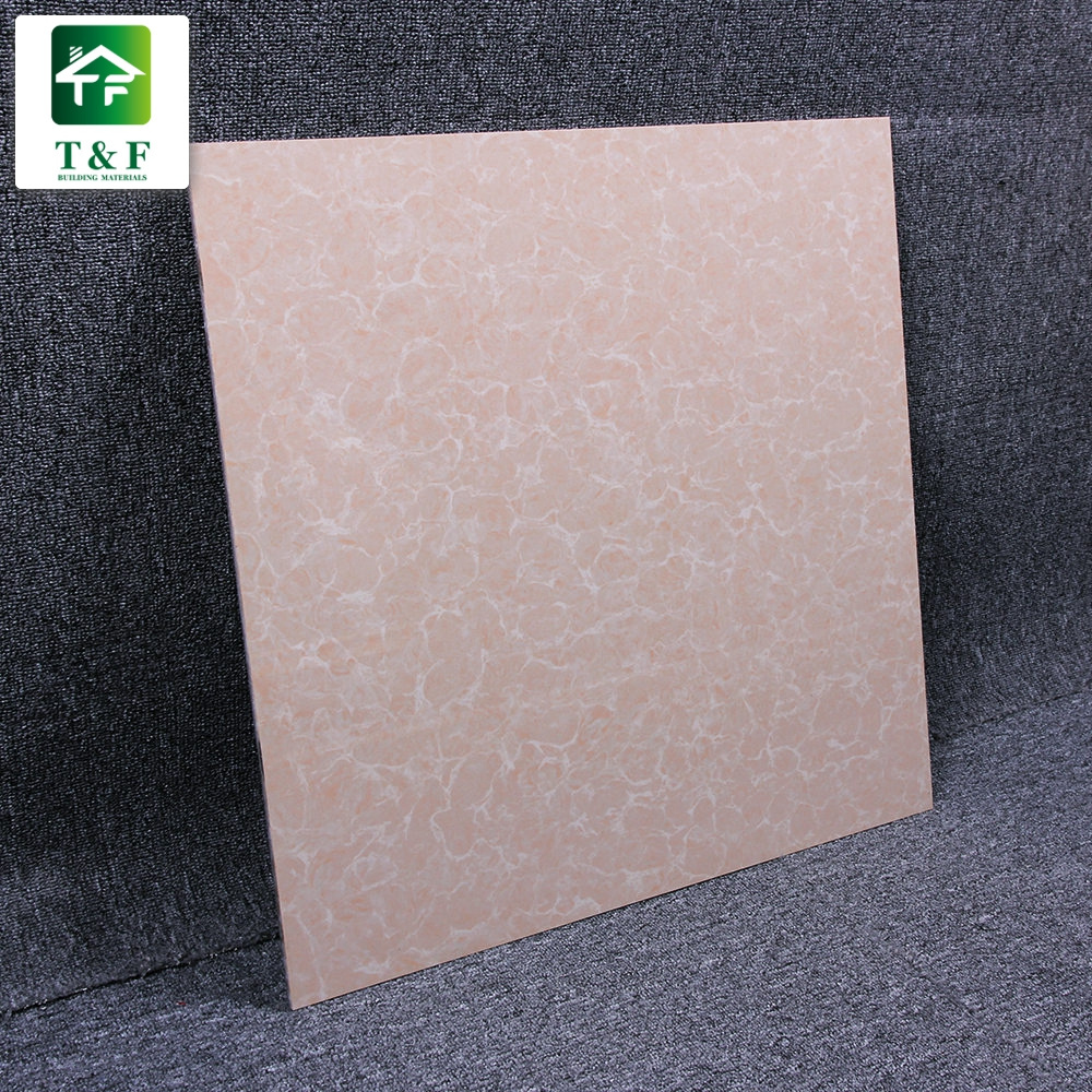 High Gloss Pink Nano Polished Tiles Interior Floor and Wall Buffign Porcelain Tiles 600 x 600mm