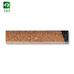 1200x300 Flamed Polished Granite Stair Non Slip Red Mexican Porcelain Tile Steps Granite Look Porcelain Tile For Stairs Indoor