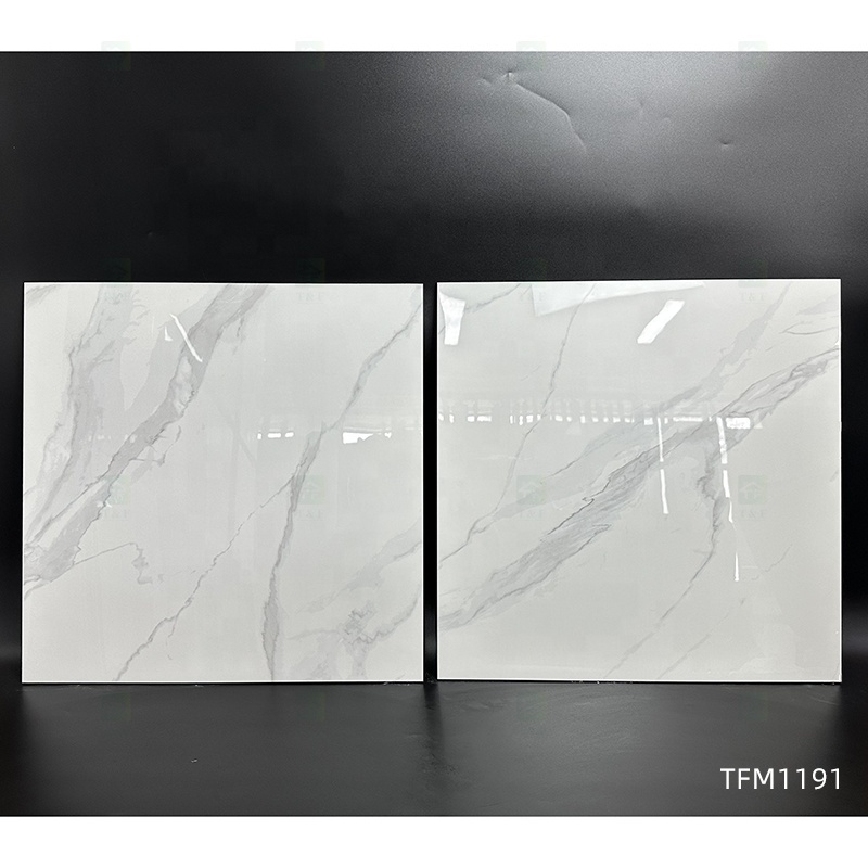 Hot Sale 60x60 Glossy Porcelain Marble Tile For Floor Polished Glazed Surface Porcelain Floor And Wall Tiles