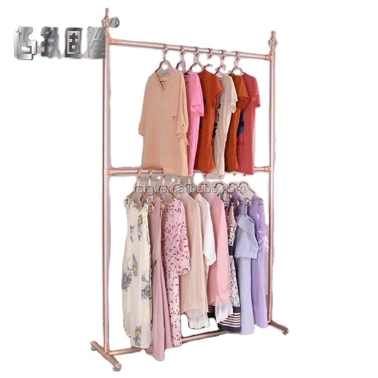 Fashion Clothing Display Furniture Commercial Garment Rack Clothing Display Racks