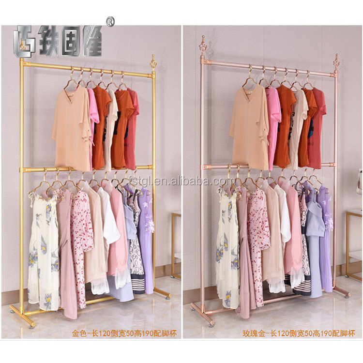 Fashion Clothing Display Furniture Commercial Garment Rack Clothing Display Racks