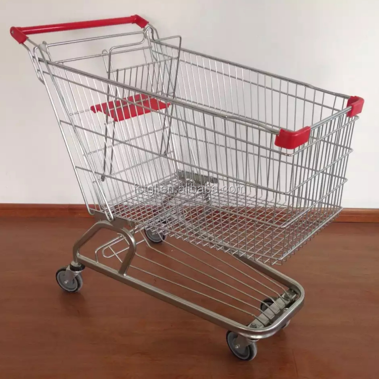 Retail High-quality Shopping Cart supermarket trolley