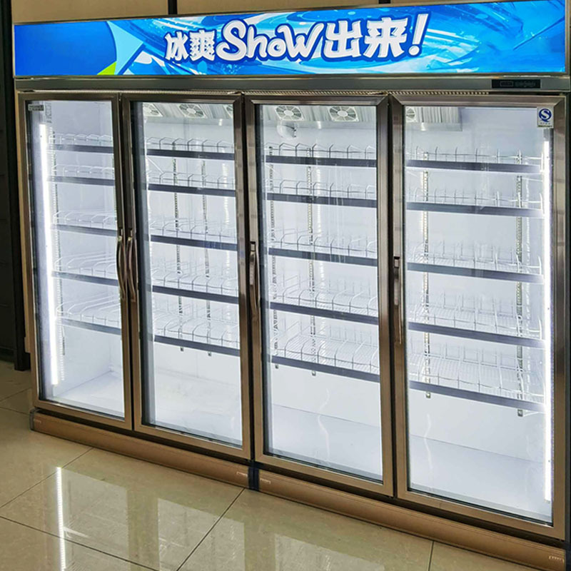 China manufacturer commercial refrigerator double temperature Supermarket commercial freezer and chiller