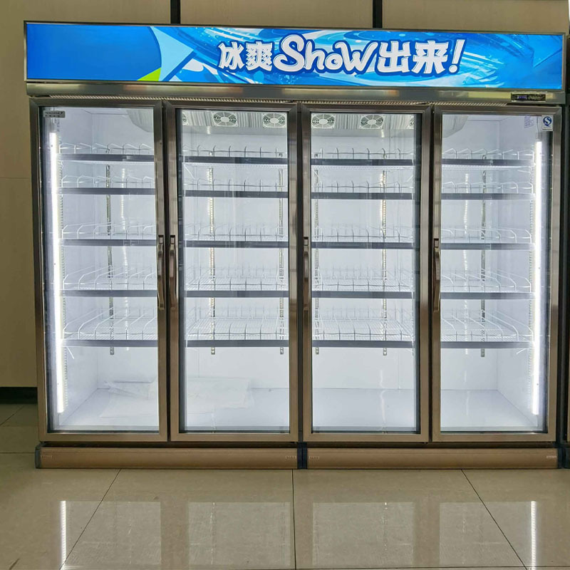 China manufacturer commercial refrigerator double temperature Supermarket commercial freezer and chiller