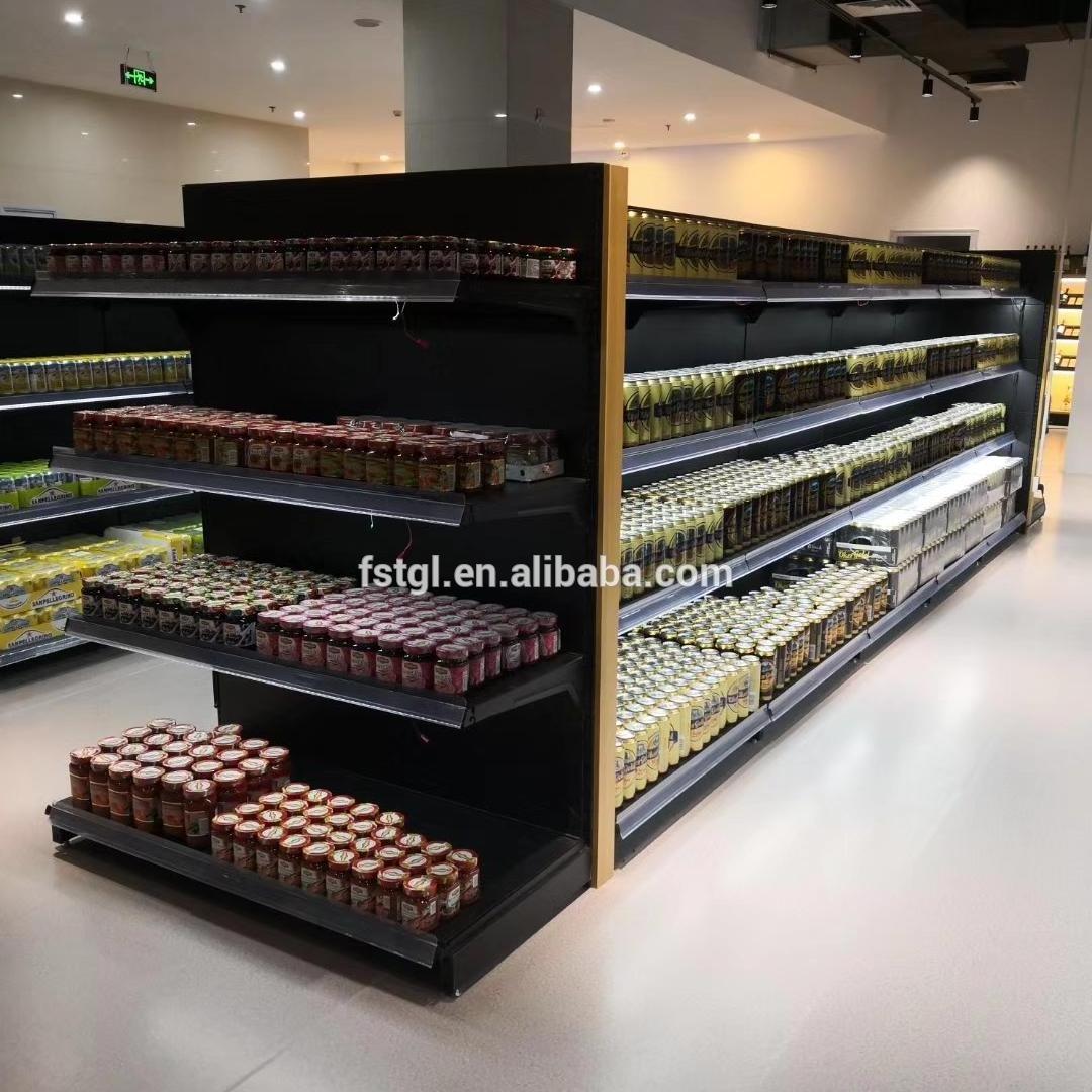 Shopping shelf supermarket shelves design used super market racks systems for sale