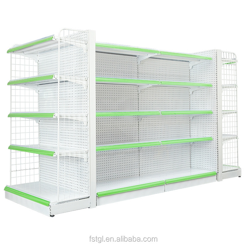 2021 new customized mini supermarket design convenience store display rack