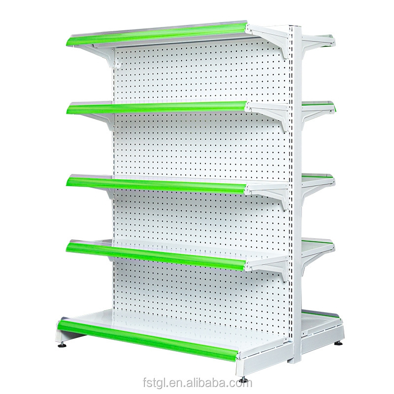 2021 new customized mini supermarket design convenience store display rack