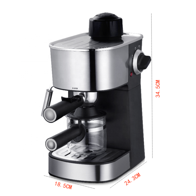 Thema Low Price 240ml 3.5bar Small Mini Cute Cappuccino Espresso Italian Coffee Machine With Milk Foam Cream Maker